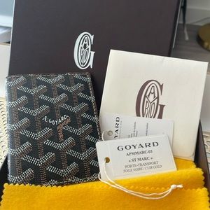 Brand New Goyard Bifold Card Holder Wallet